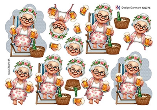 3D Bedste i liggestol